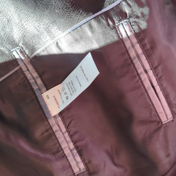 Store Close Mid Of Nov!! Calvin Klein Faux Leather Jacket - Picture 4 of 4